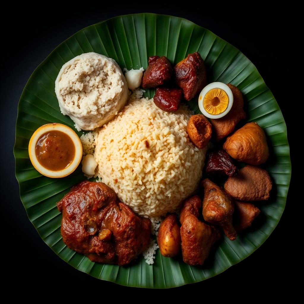 Ofada Rice & Ayamase